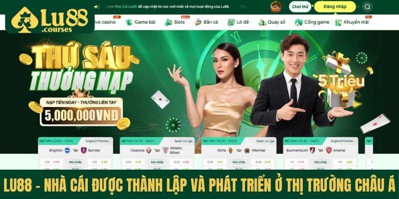 Lu88 - Nhà cái được thành lập và phát triển ở thị trường châu Á